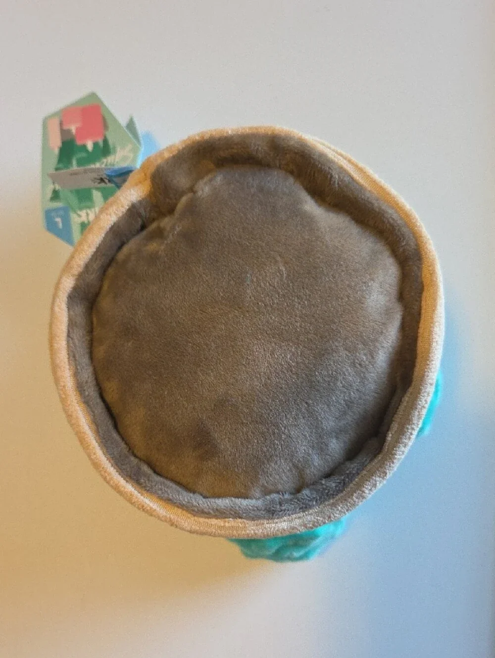 💰 3 For $30 Bark Box Plush Squeakulent Dog Toy - Teal & Cream